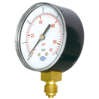 Economy-Pressure-Gauge-Push-In-Style