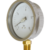 Liquid-Filled-Pressure-Gauge-Bayonet-Style