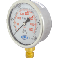 Liquid-Filled-Pressure-Gauge-Crimped-Style