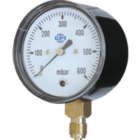 Low-Pressure-Gauge-(Steel-Case-Capsule-Pressure-Gauge